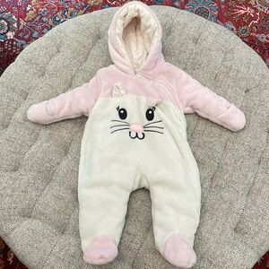 Quiltex super soft bunny suit size 0-3 mths